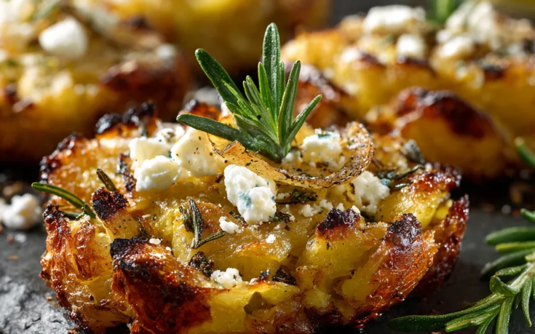 Greek Smashed Potatoes