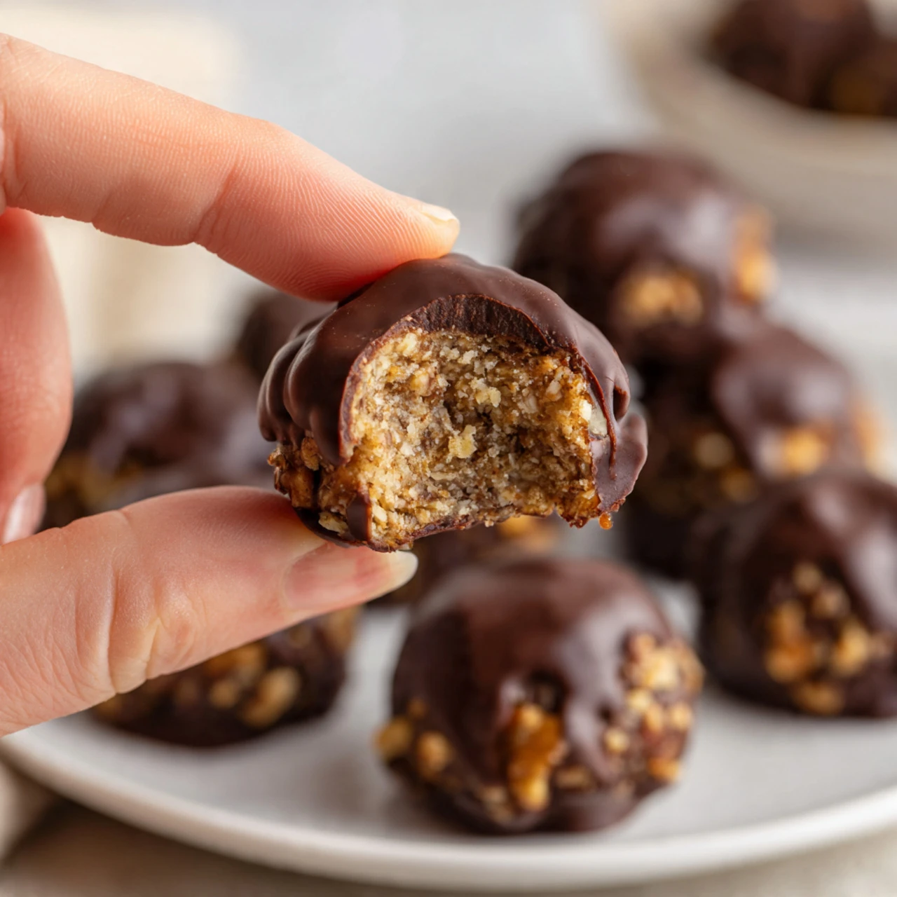 Healthy No Bake Pecan Pie Bites