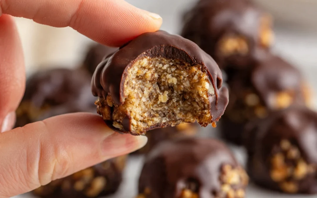 Healthy No Bake Pecan Pie Bites