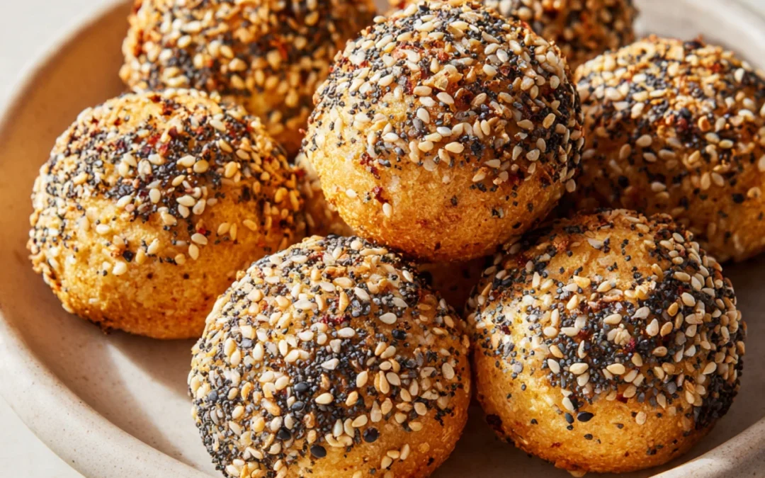 Homemade Air Fryer Mini Bagels
