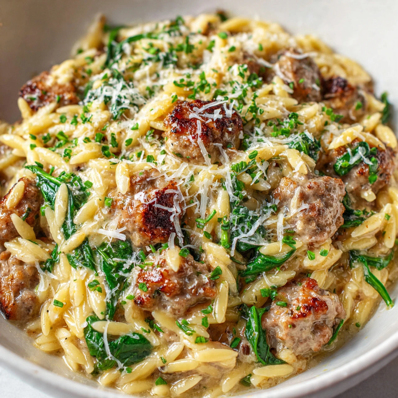 Italian Sausage Orzo