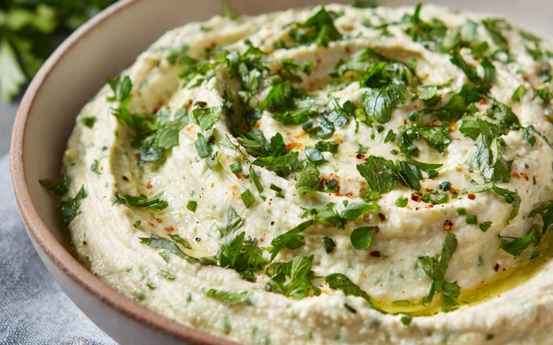 Lemon and Herb White Bean Dip