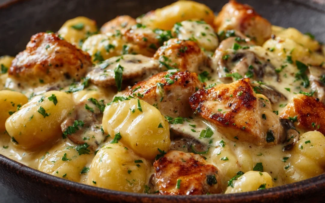 Lemon Chicken Gnocchi – Creamy, Cozy One-Pot Dinner Magic