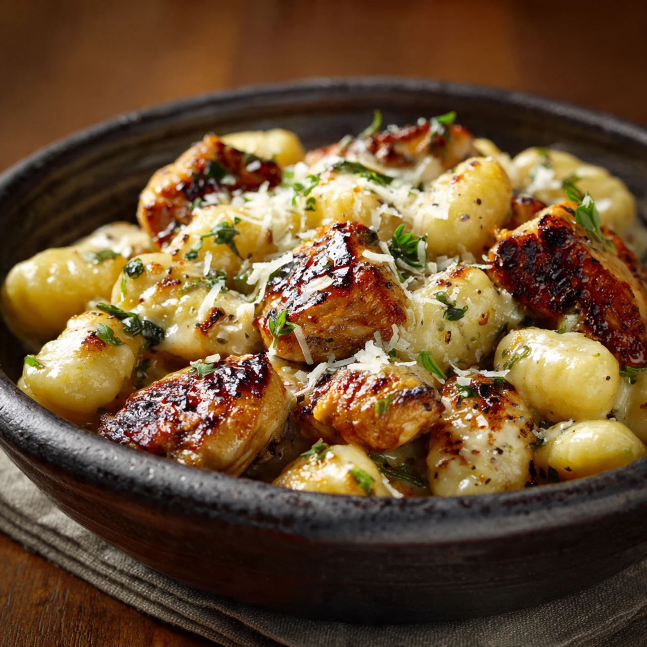 Lemon Chicken Gnocchi – Creamy Cozy One-Pot Dinner Magic Lemon Chicken Gnocchi Creamy Cozy Onepot