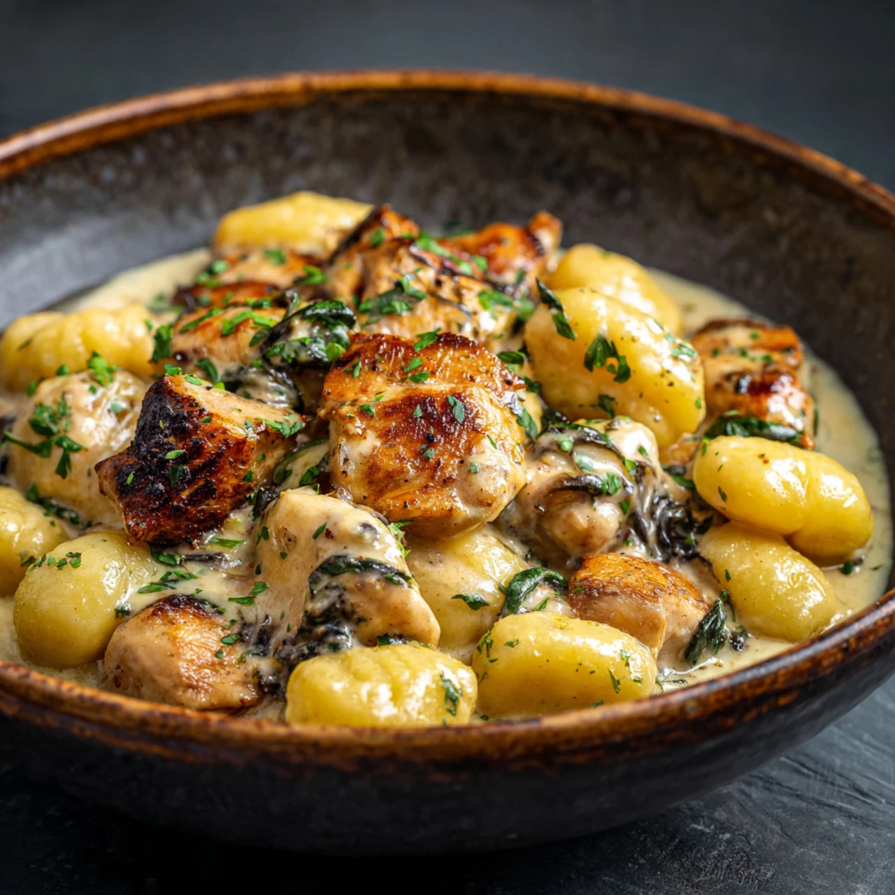 Lemon Chicken Gnocchi – Creamy Cozy One-Pot Dinner Magic Lemon Chicken Gnocchi Creamy Cozy Onepot