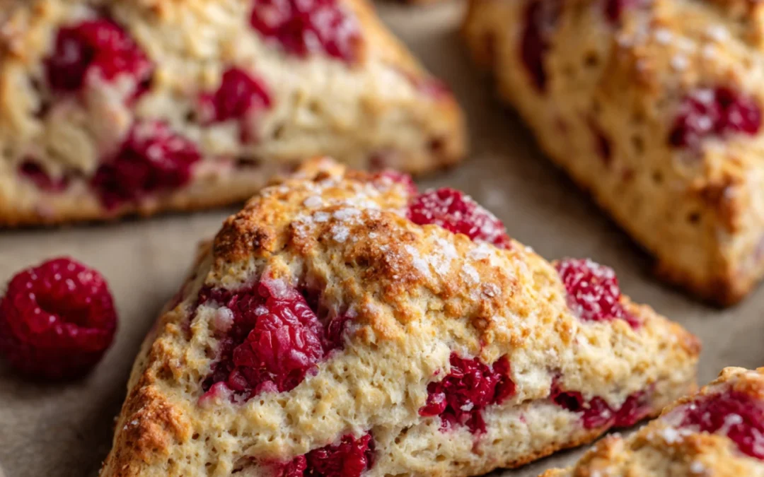 Lemon Raspberry Scones – Charm Recipes