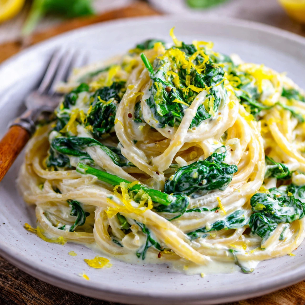 Lemon Ricotta Pasta & Spinach Lemon Ricotta Pasta Spinach