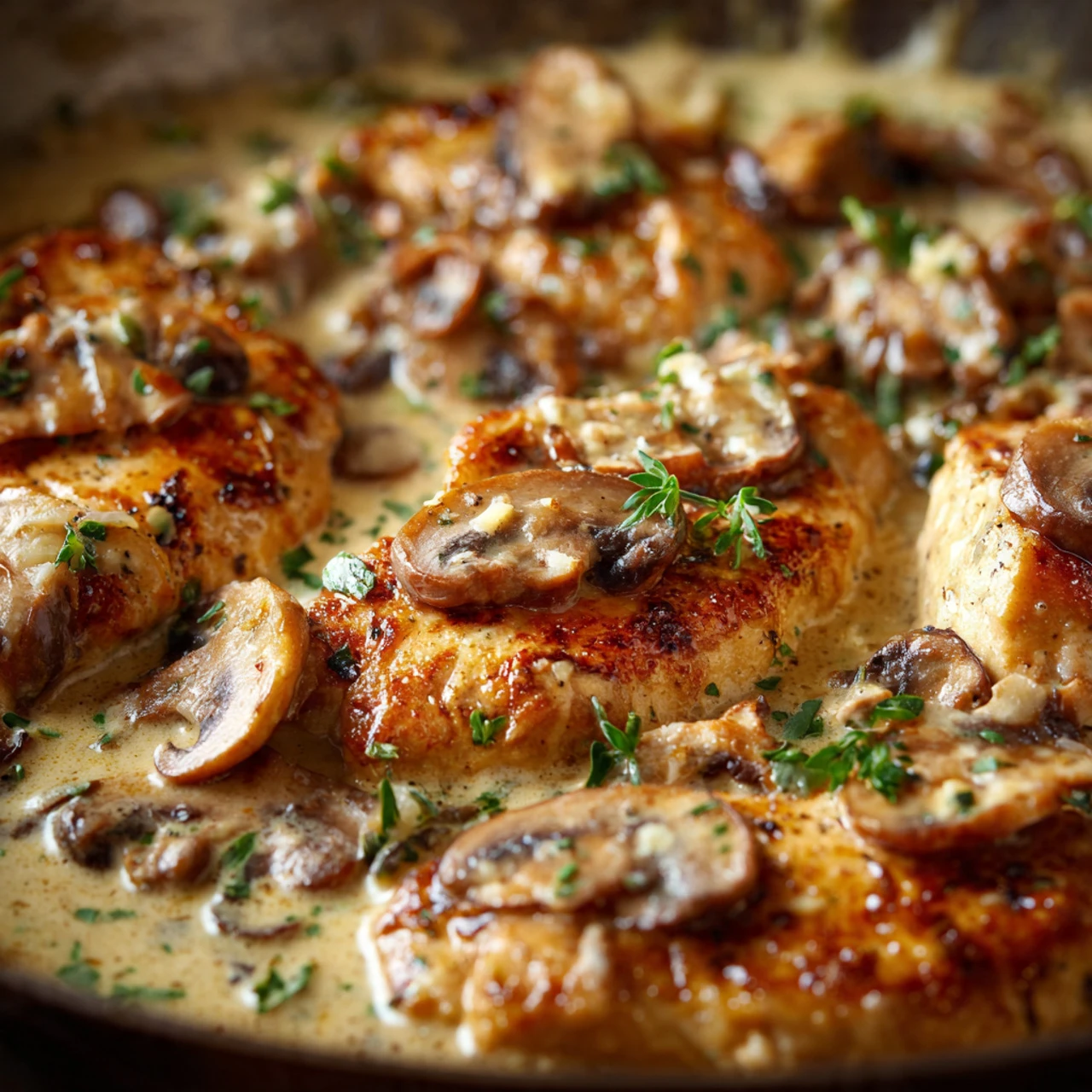 Mushroom Asiago Chicken Mushroom Asiago Chicken