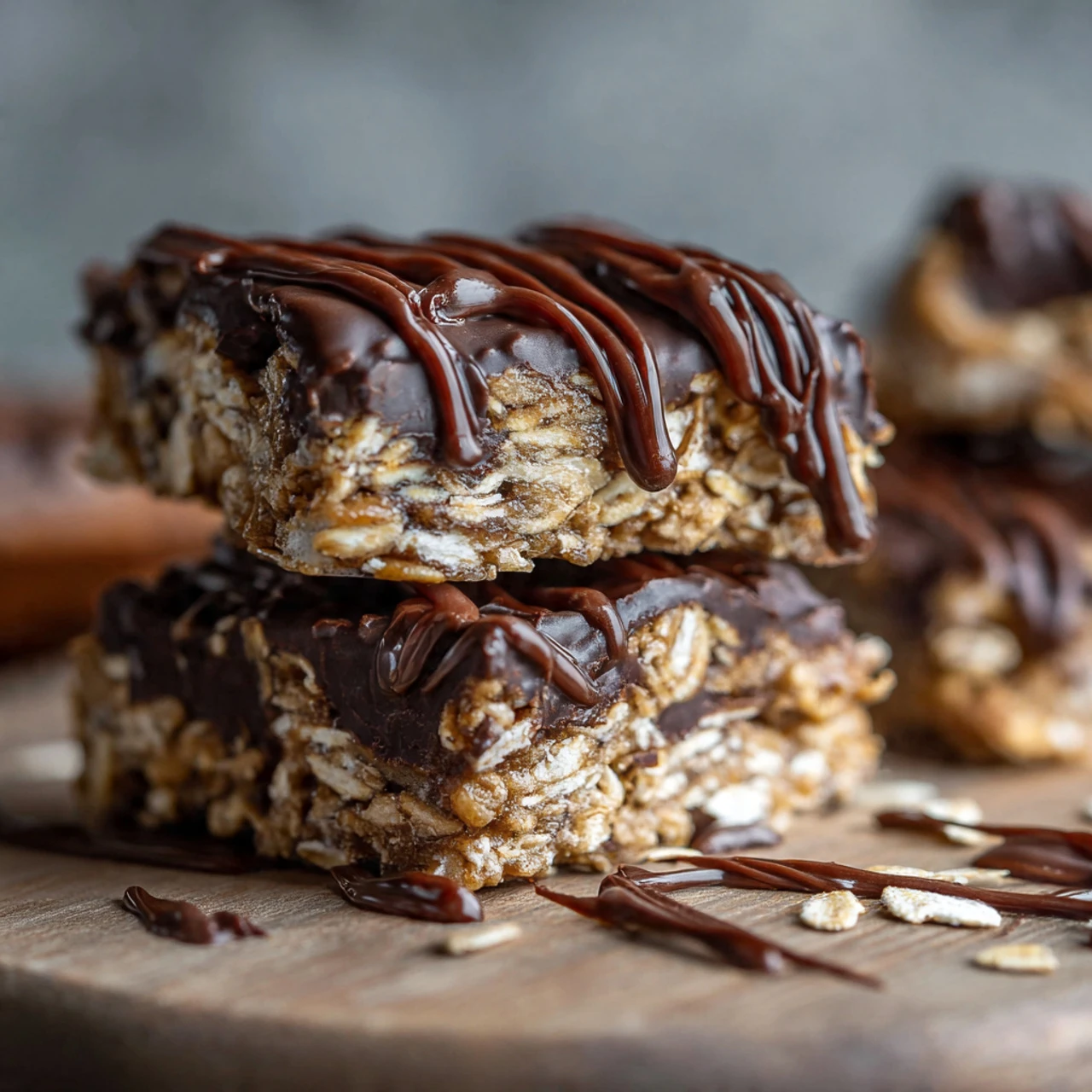No Bake Chocolate Oatmeal Bars Bake Chocolate Oatmeal Bars
