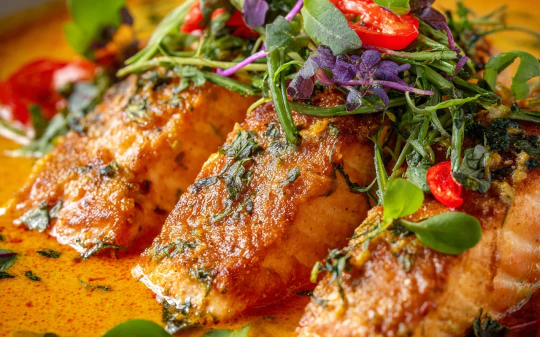 Salmon Coconut Curry (Thai Inspired)