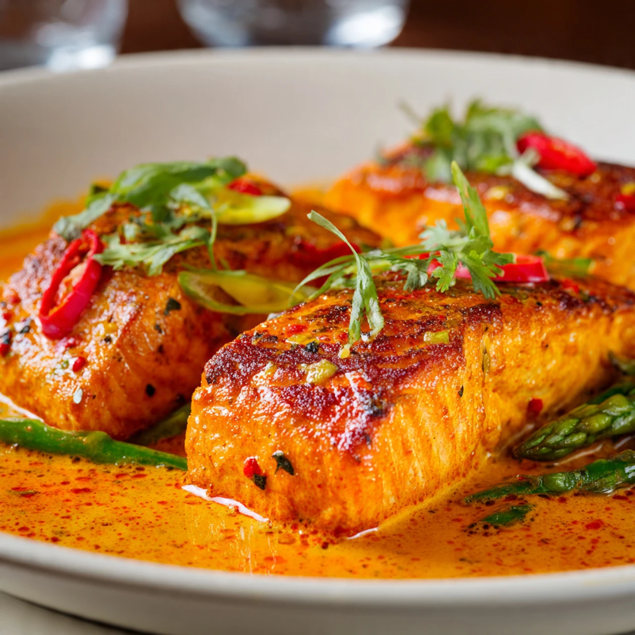 Salmon Coconut Curry (Thai Inspired) Salmon Coconut Curry Thai Inspired