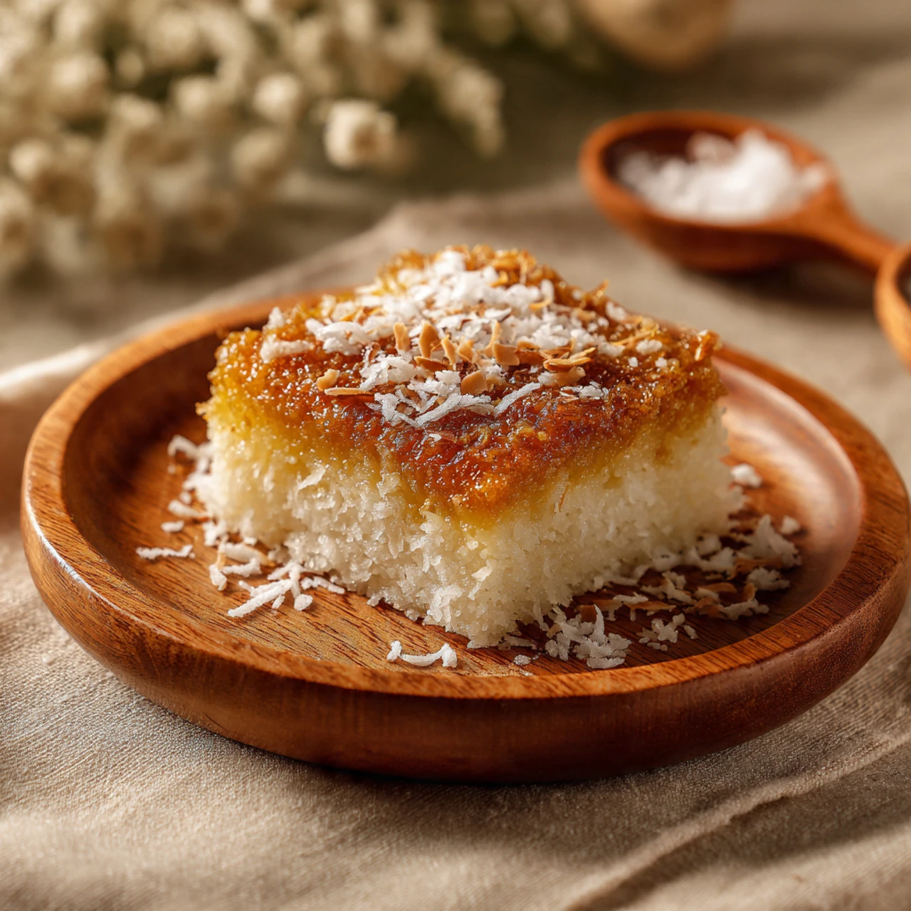 Sticky Coconut Cake (Wingko Babat) Sticky Coconut Cake Wingko Babat