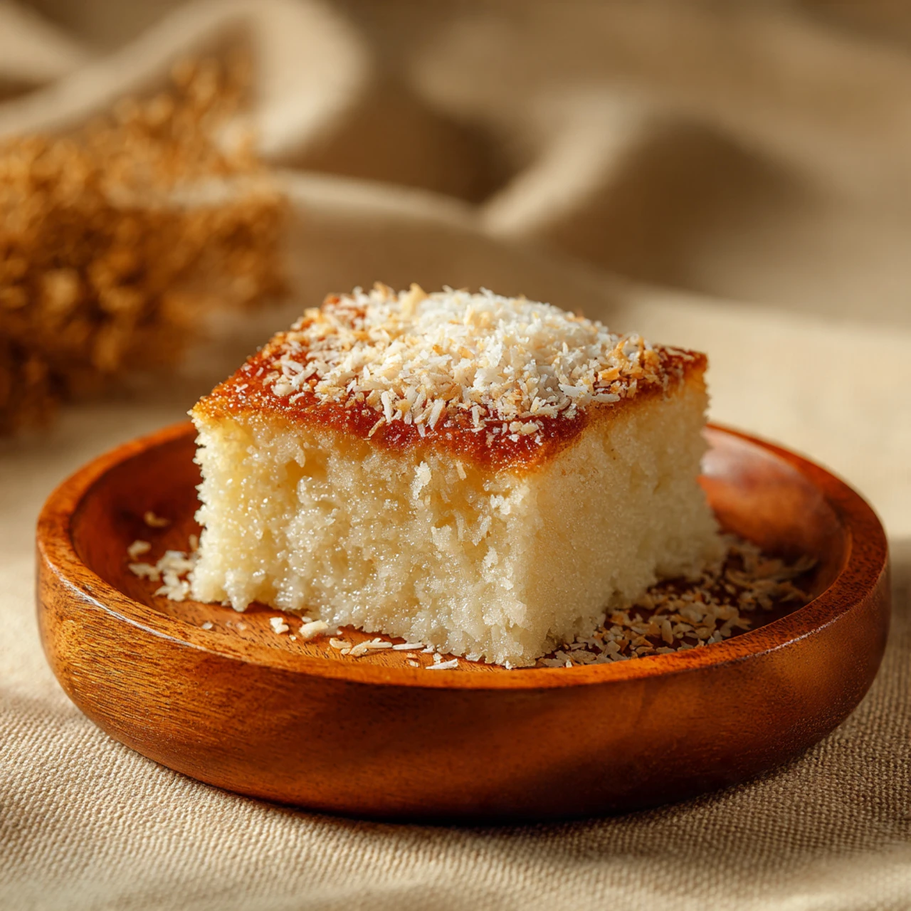 Sticky Coconut Cake (Wingko Babat) Sticky Coconut Cake Wingko Babat