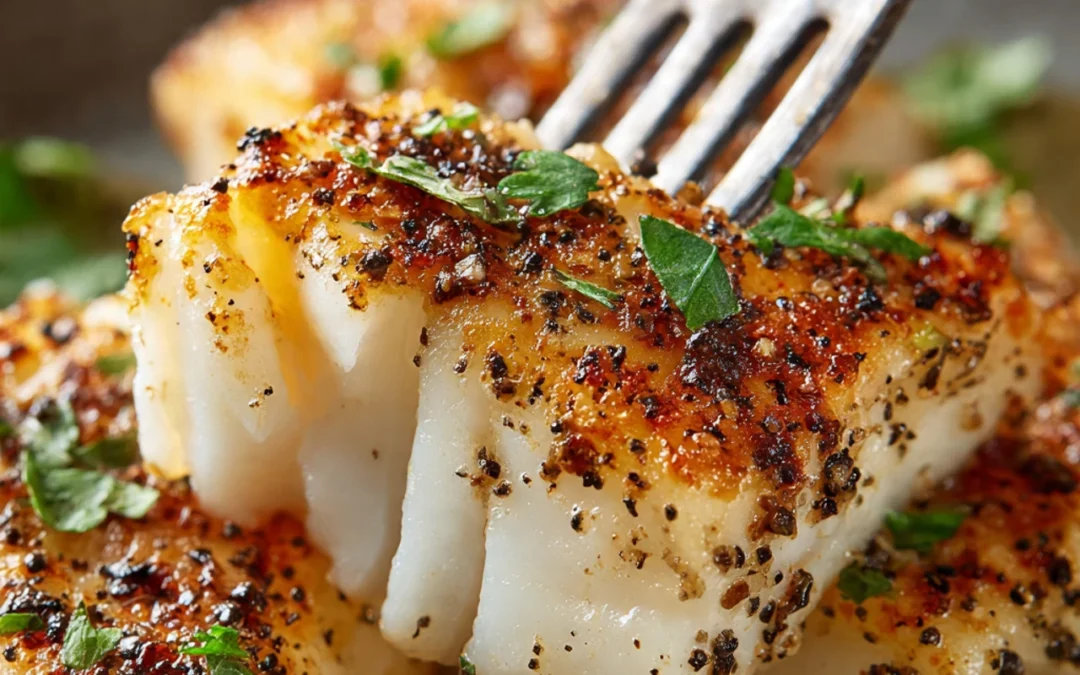 Tasty Baked Cod in Coconut Lemon Cream Sauce