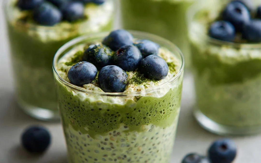 The BEST Matcha Overnight Oats