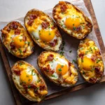 Twice Baked Loaded Breakfast Potatoes Twice Baked Loaded Breakfast Potatoes