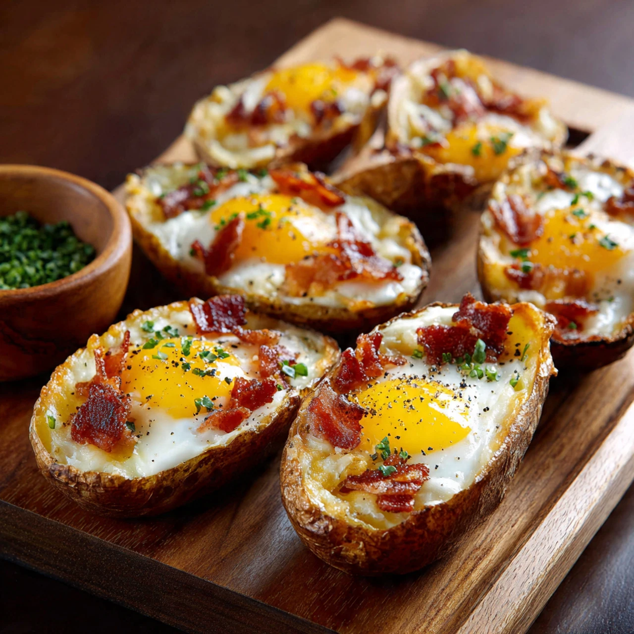 Twice Baked Loaded Breakfast Potatoes Twice Baked Loaded Breakfast Potatoes