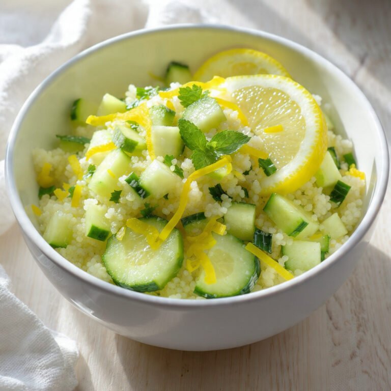 Lemon Cucumber Couscous Salad (Bright, Refreshing Summer Side)